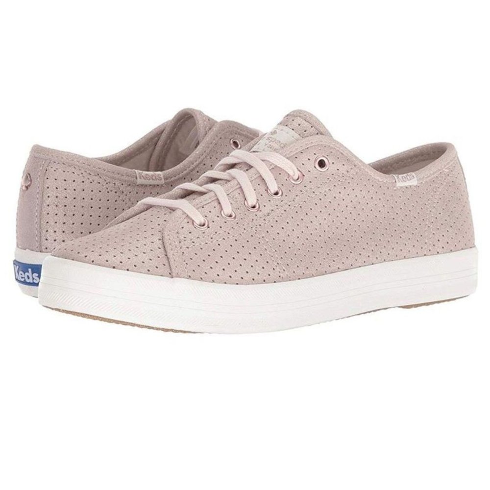 Keds for Kate Spade Kickstart Rose Gold Shimmer Sneakers 7.5